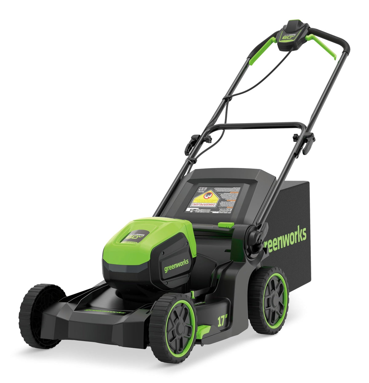 60V 17-in Push Lawn Mower with 4.0 Ah Battery & 3A Charger