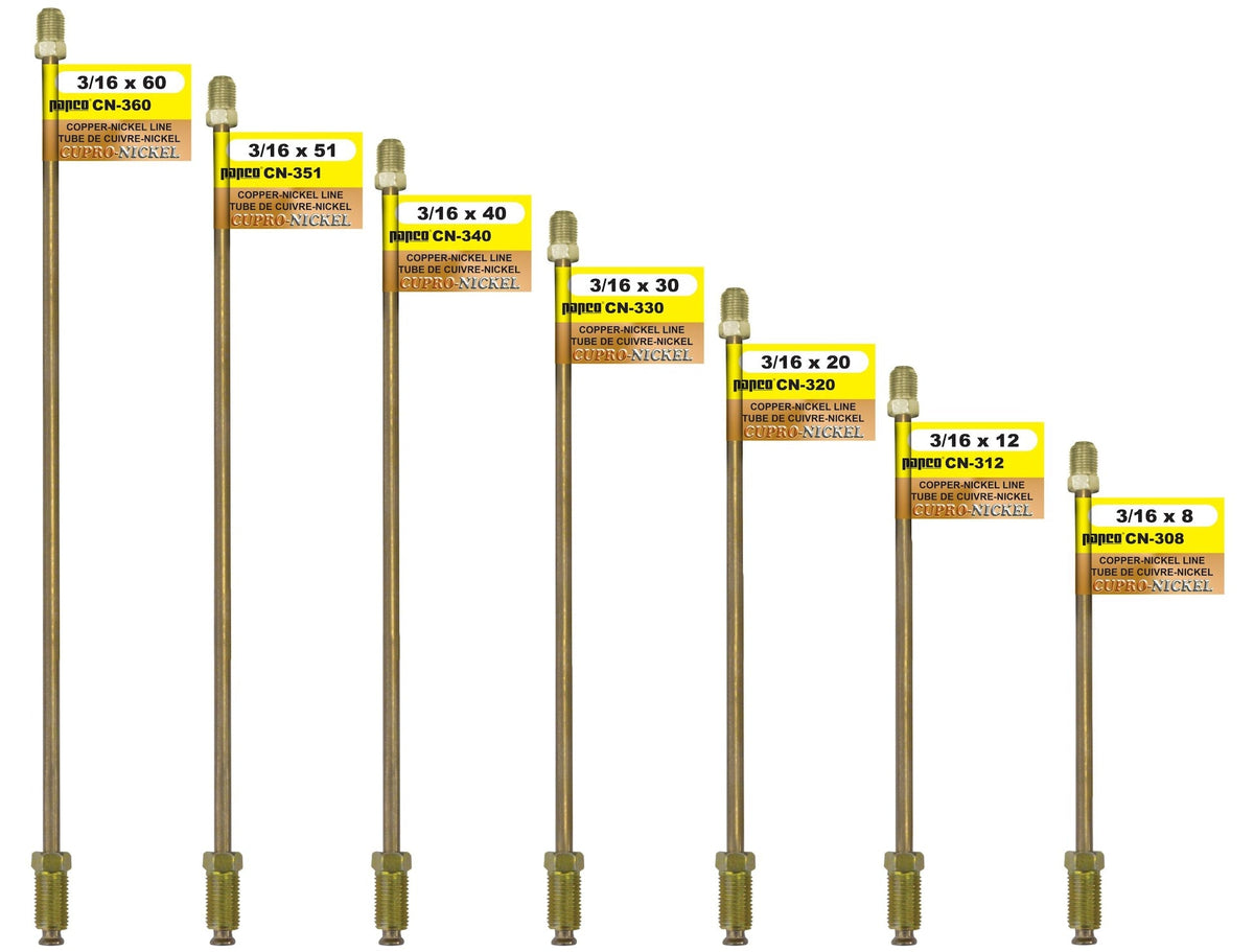 CN330 Copper Nickel Brake Line, Standard, 30 x 3/16-in Please make sure this part fits your need