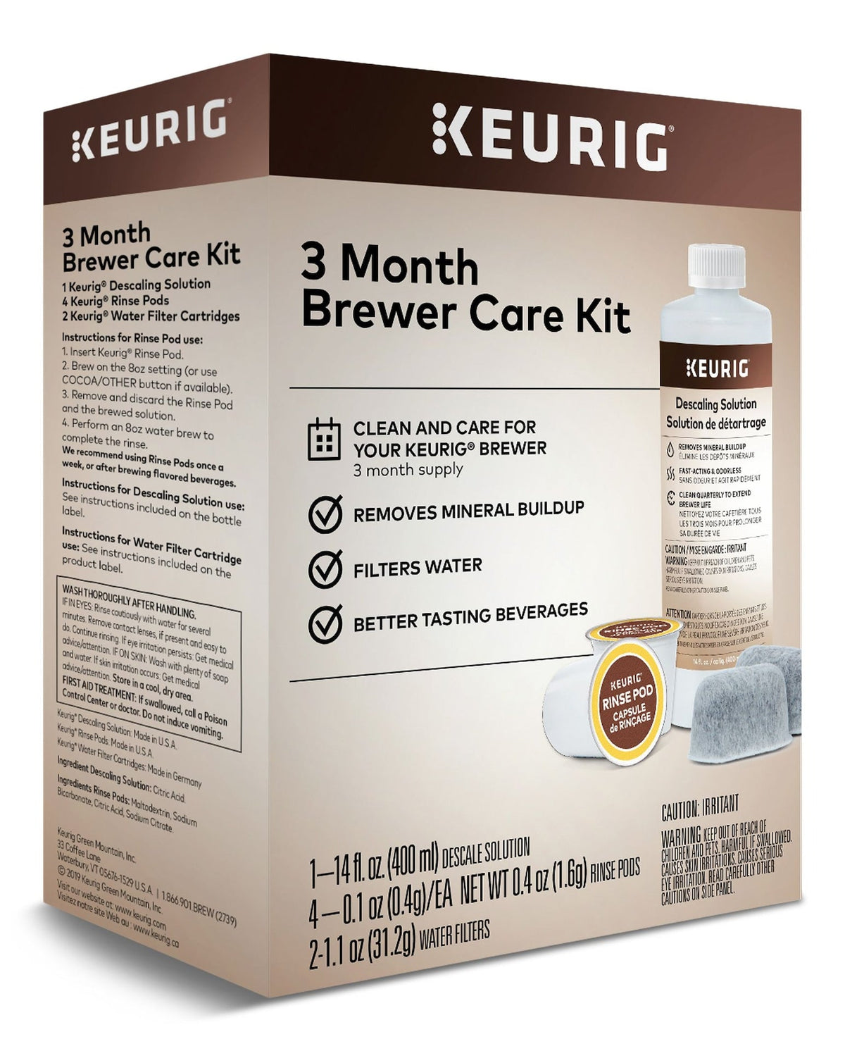 3 Month Brewer Maintenance Care Kit