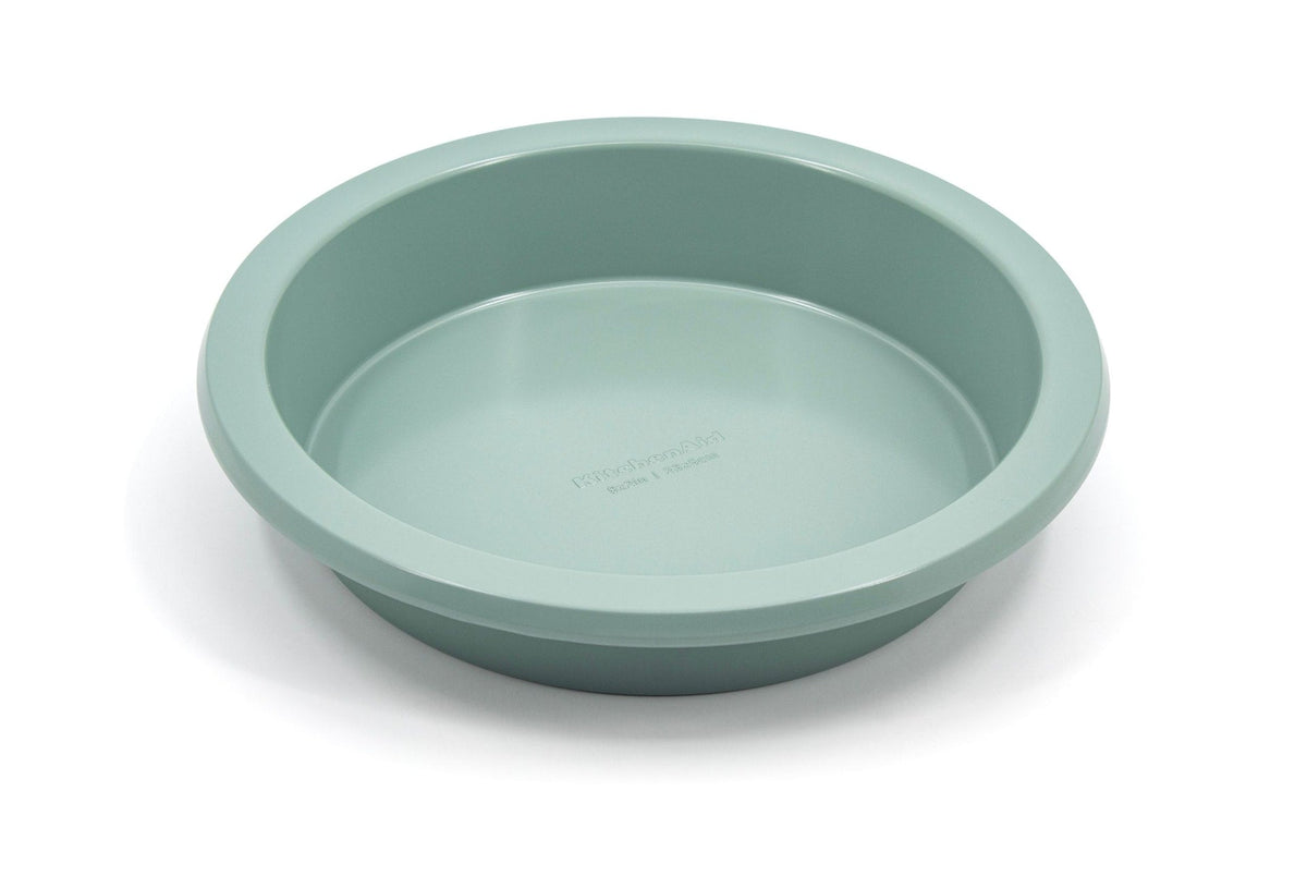 Round Cardamom Non-Stick Steel Cake Pan, 9-in dia. x 2 in