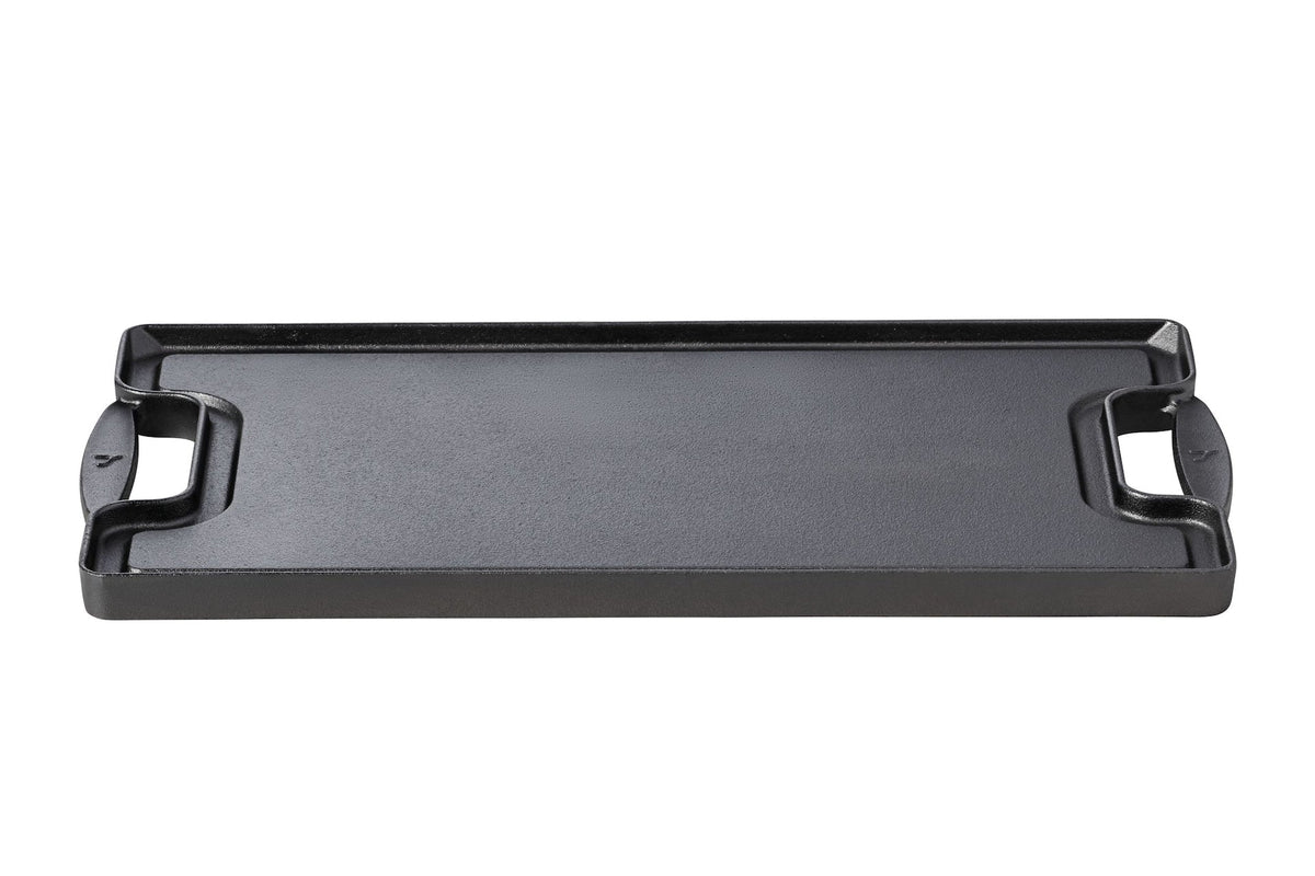 Pre-Seasoned Cast Iron Reversible Grill, Oven & BBQ Safe, Black, 20-in x 10-in