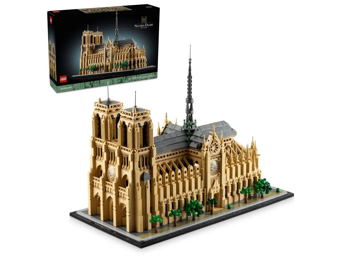 Architecture Landmarks Notre-Dame de Paris Building Set - 21061, 4383-pcs, Ages 18+