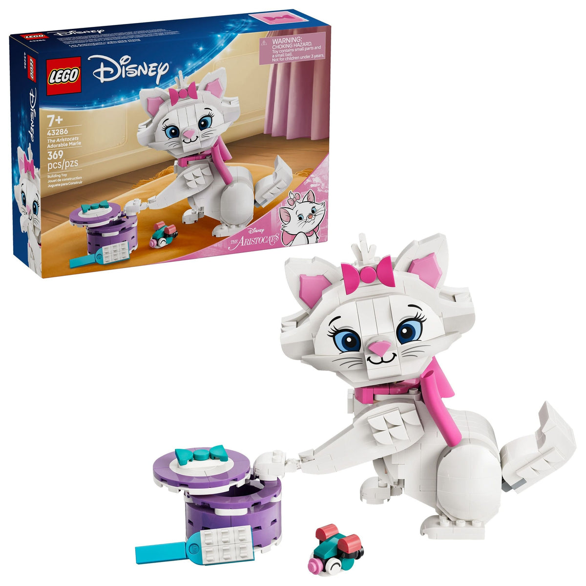 The Aristocats Adorable Marie Toy Building Set - 43286, 369-pcs, Ages 7+