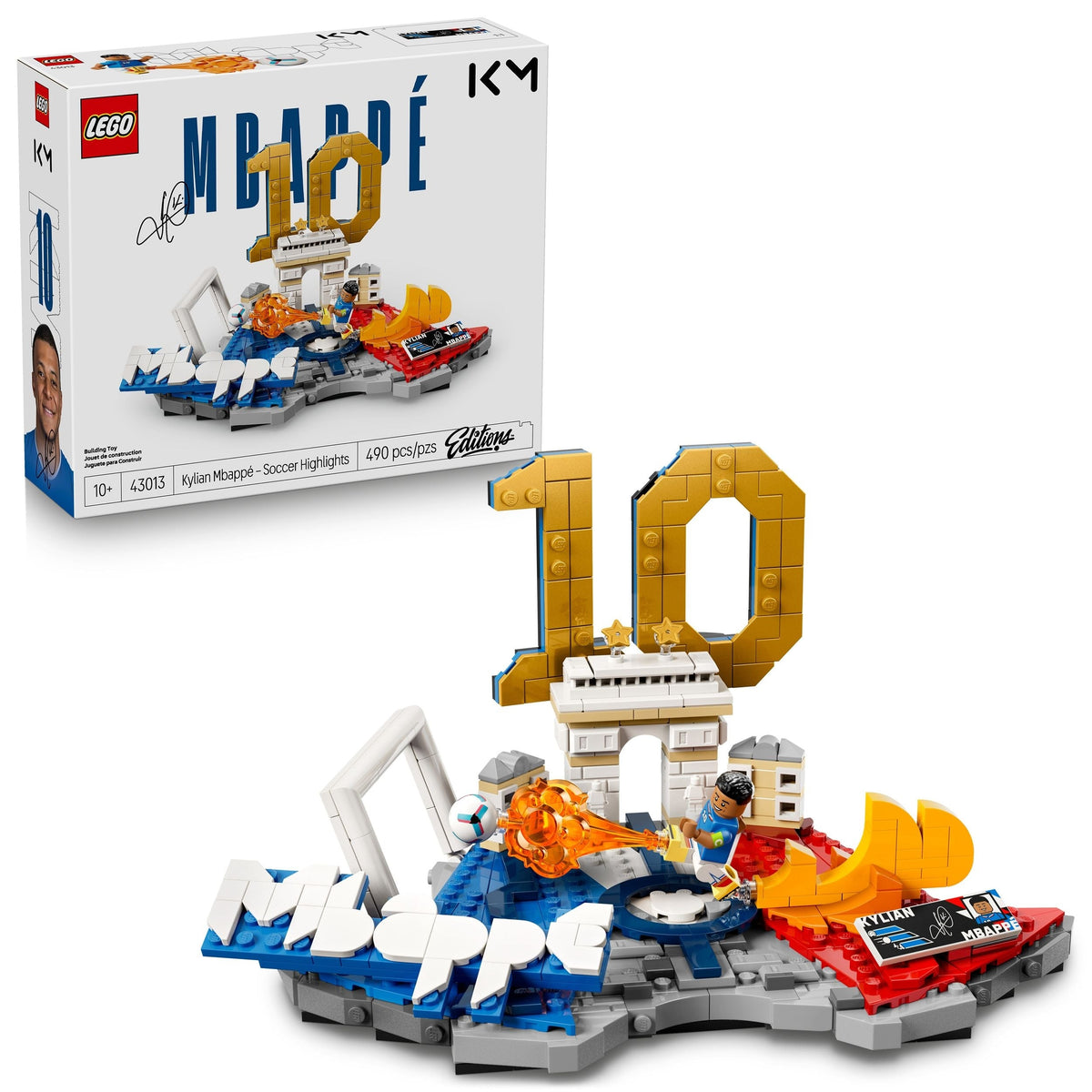 Editions Kylian Mbappé, Soccer Highlights - 43013, 490-pcs, Ages 10+