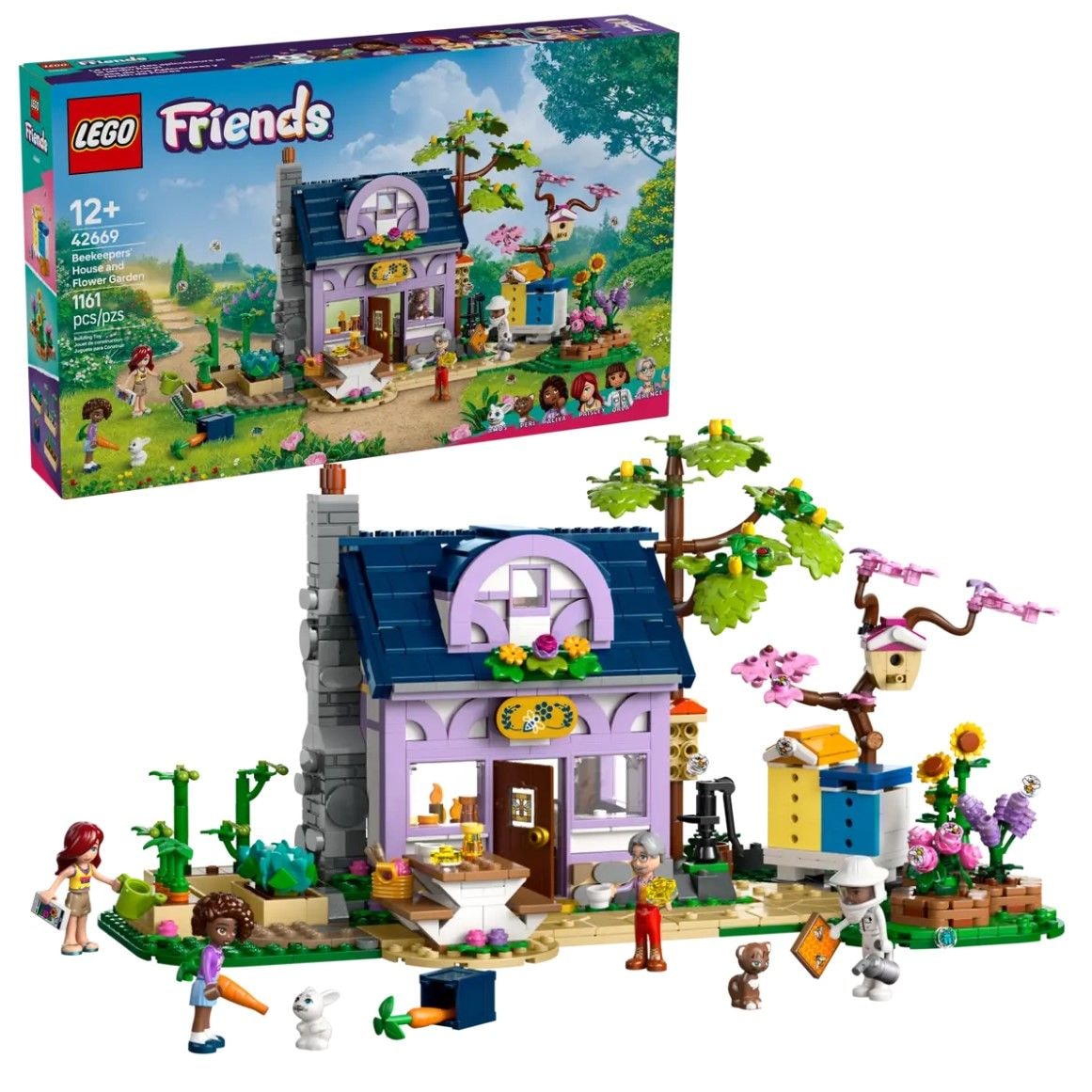 Friends Beekeepers House and Flower Garden Set - 42669, 1161-pcs, Ages 12+