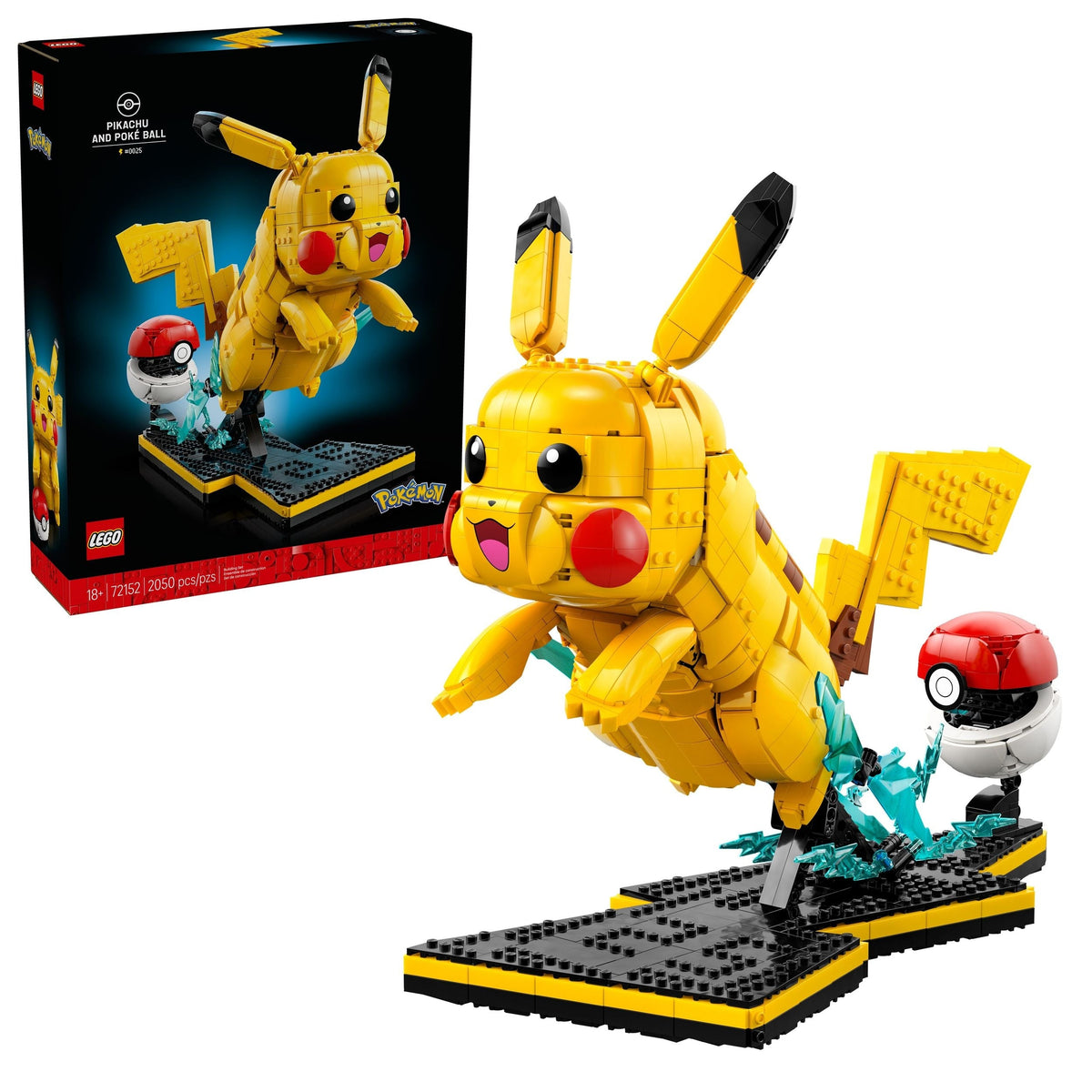 and Poké Ball - 72152, 2050-pcs, Ages 18+