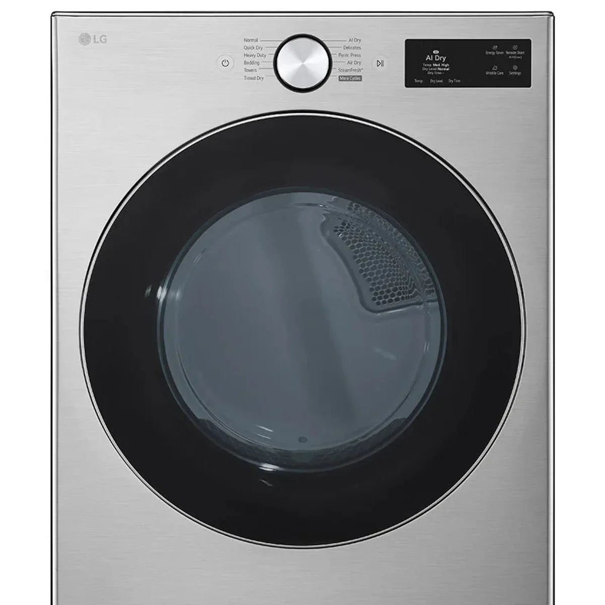 LG 27 in. 7.4 cu ft. Graphite Steel Electric Dryer with AI Sensor Dry