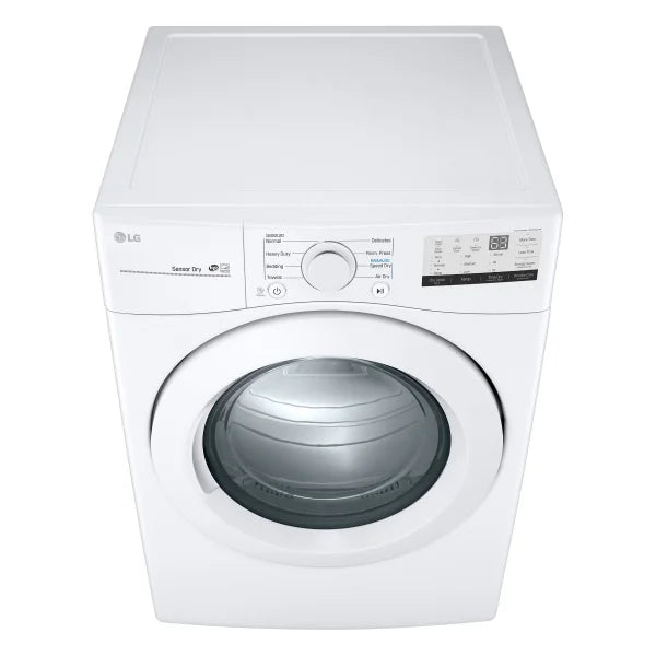 LG 7.4 cu ft. White Electric Dryer with Sensor Dry