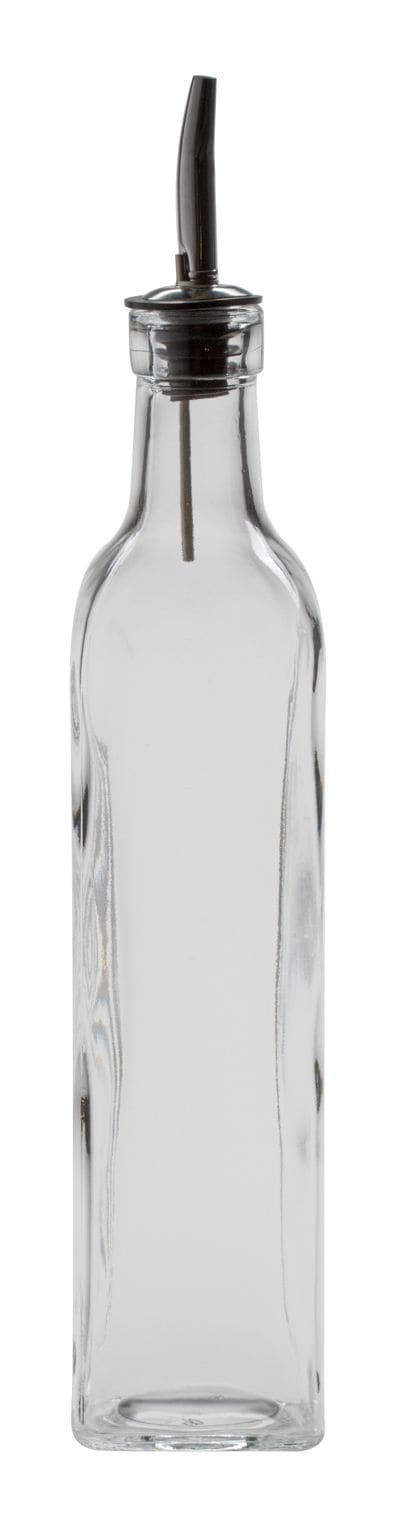 Glass Oil or Vinegar Cruet/Dispenser, Dishwasher Safe, 500-mL, Clear