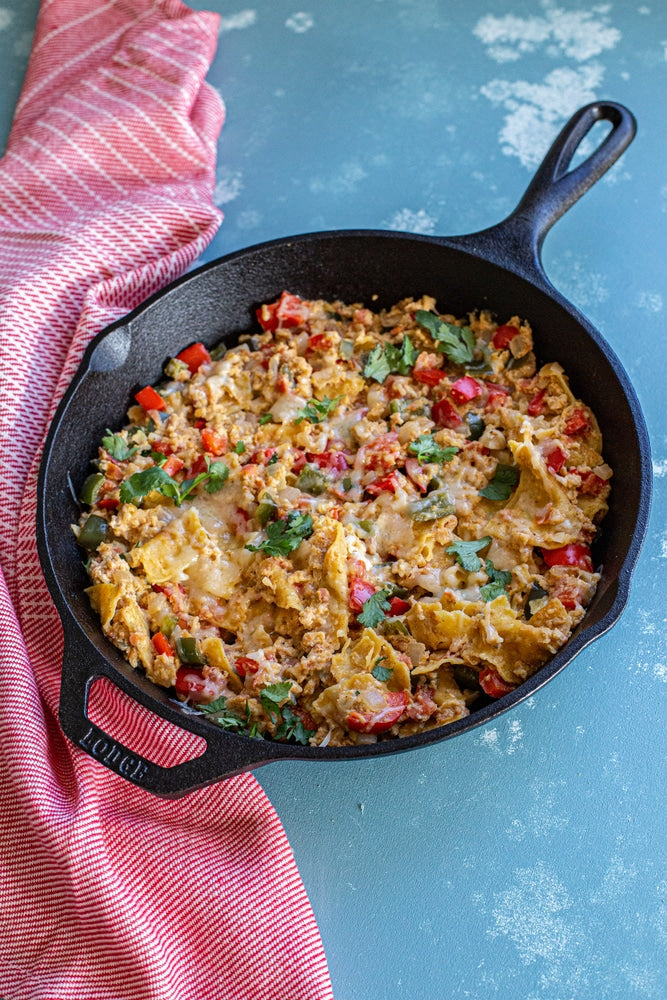 Lodge Seasoned Cast-Iron Skillet, 10.3-in