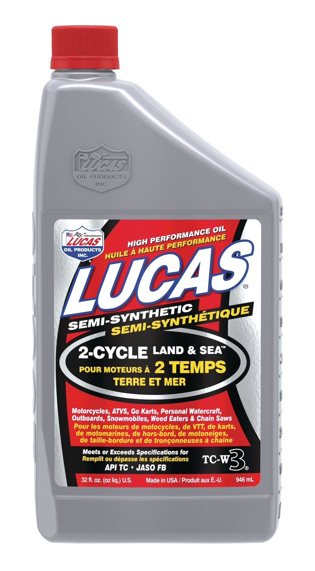 2-Stroke Semi-Synthetic Land & Sea Oil, 946-mL