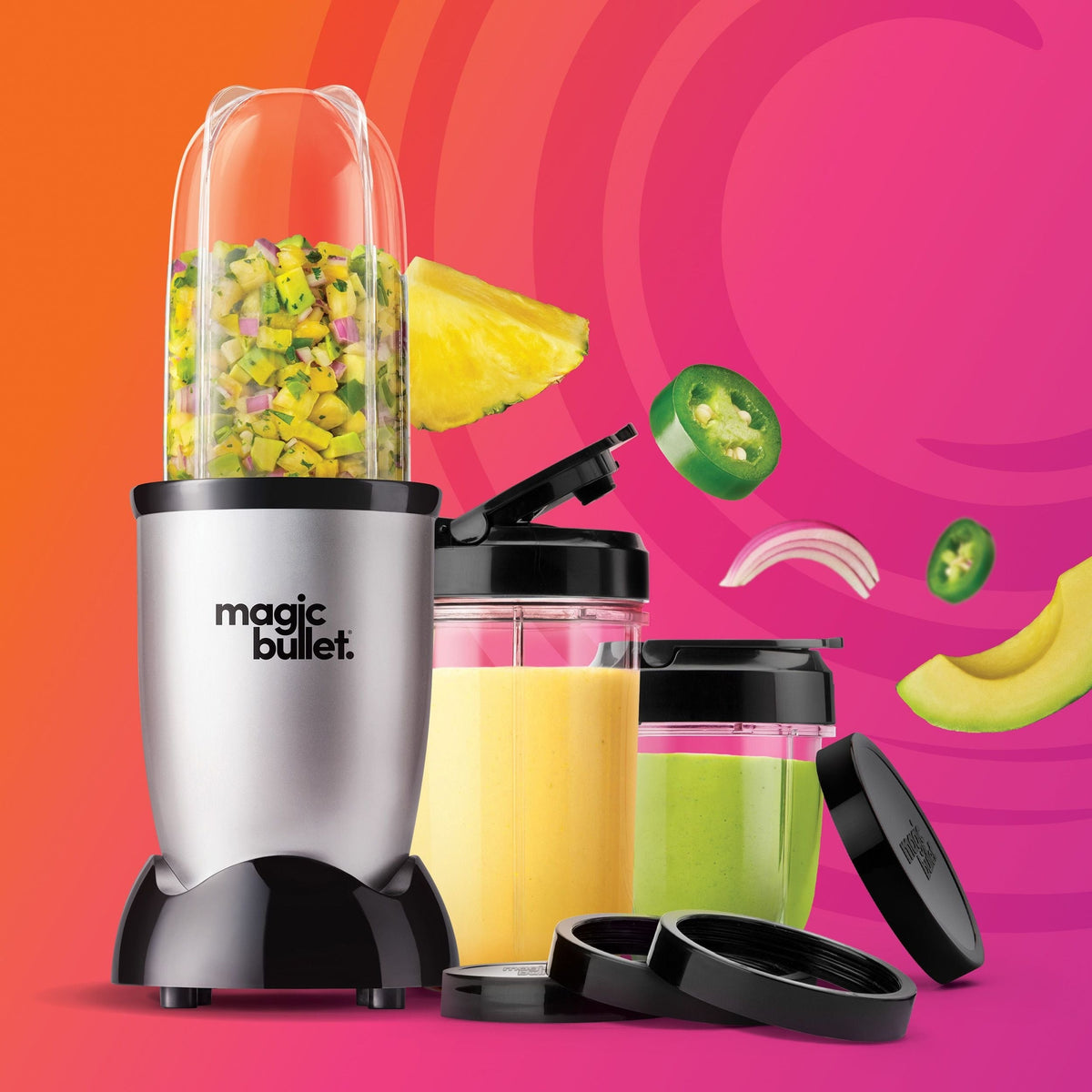 Max Blender, BPA-Free, Silver, 300 to 550-mL