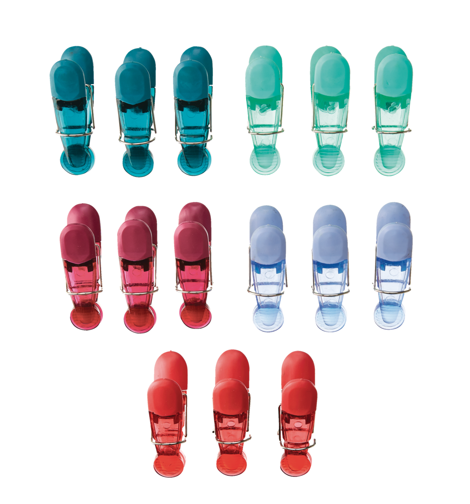 Magnetic Bag Clips, 15-pk