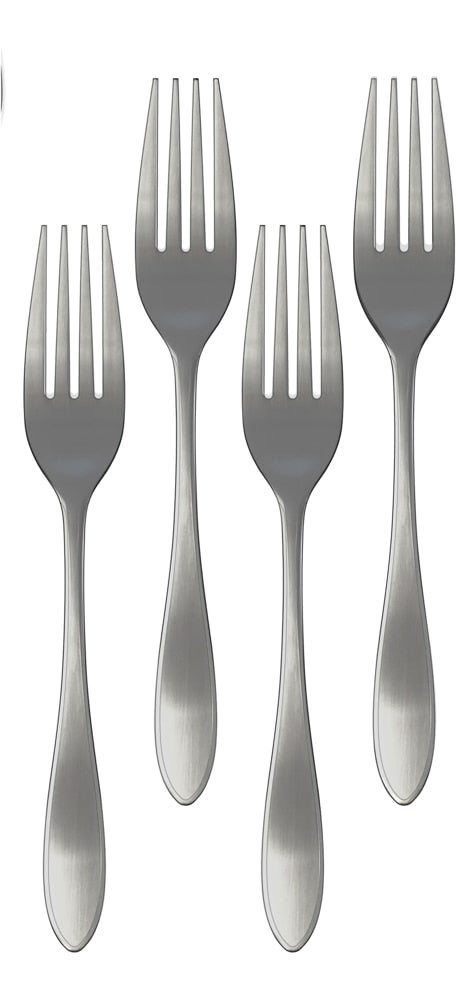 Stainless Steel Salad Fork Set, 4-pc