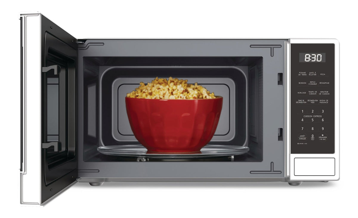 Matte Microwave, White, 1.1-cu-ft