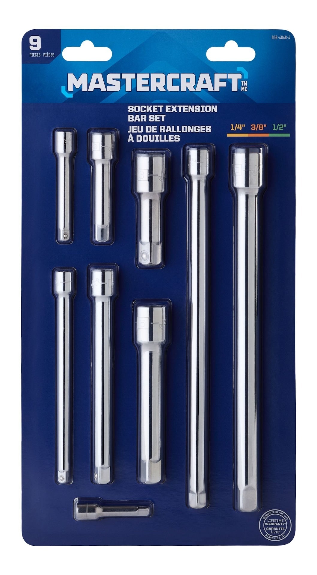 9 Piece Extension Bar Set
