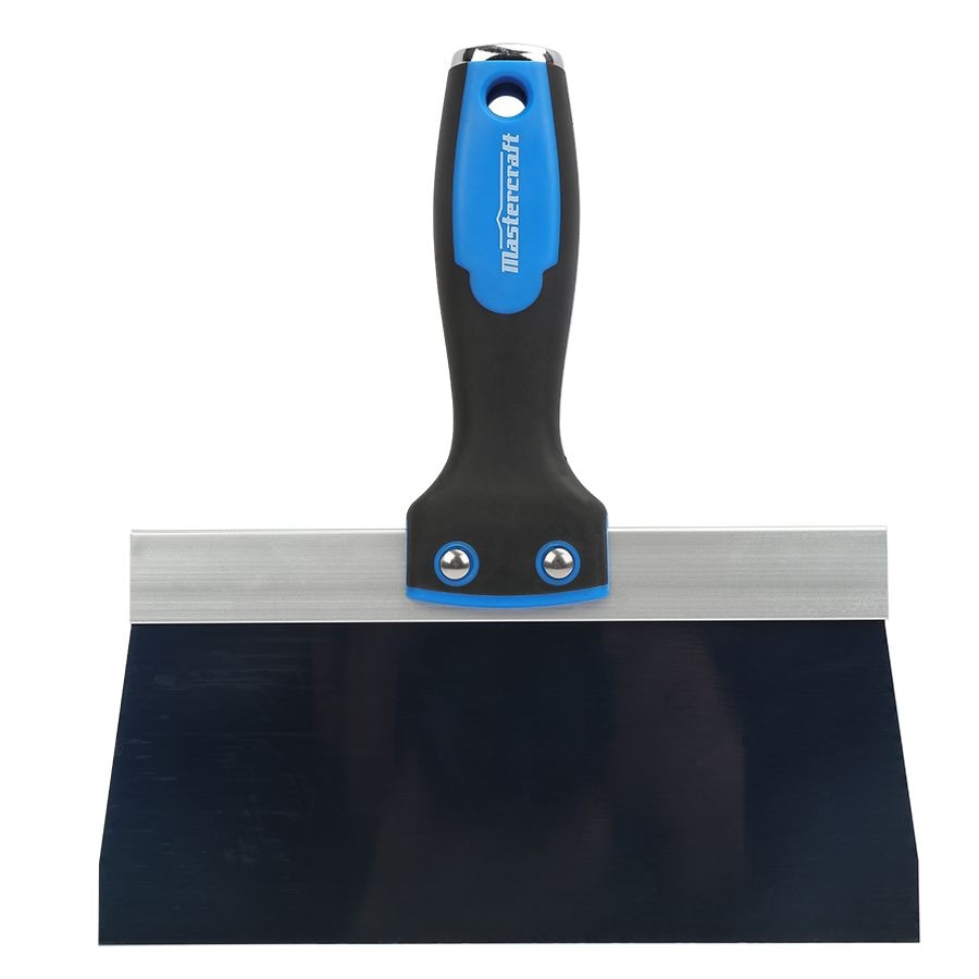 Drywall Patching & Taping Knife with Solvent-Resistant Blue Steel Blade, 8-in