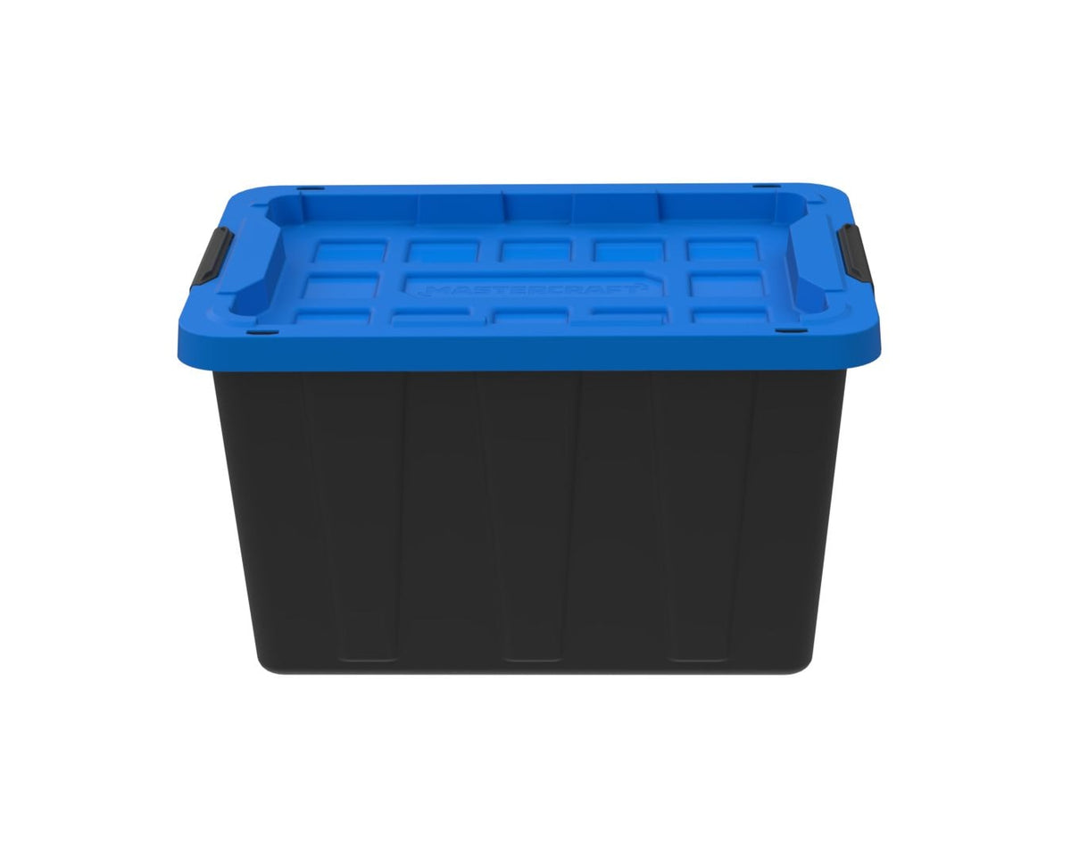 Heavy-Duty Easy Grip Latching Tote, 45.5-L