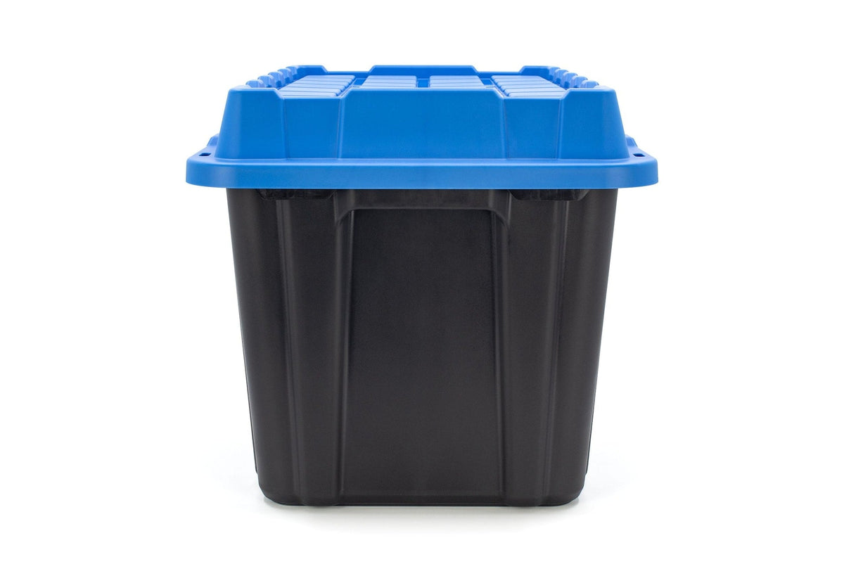 Heavy-Duty Polypropylene Tote with Domed Lid, 120-L