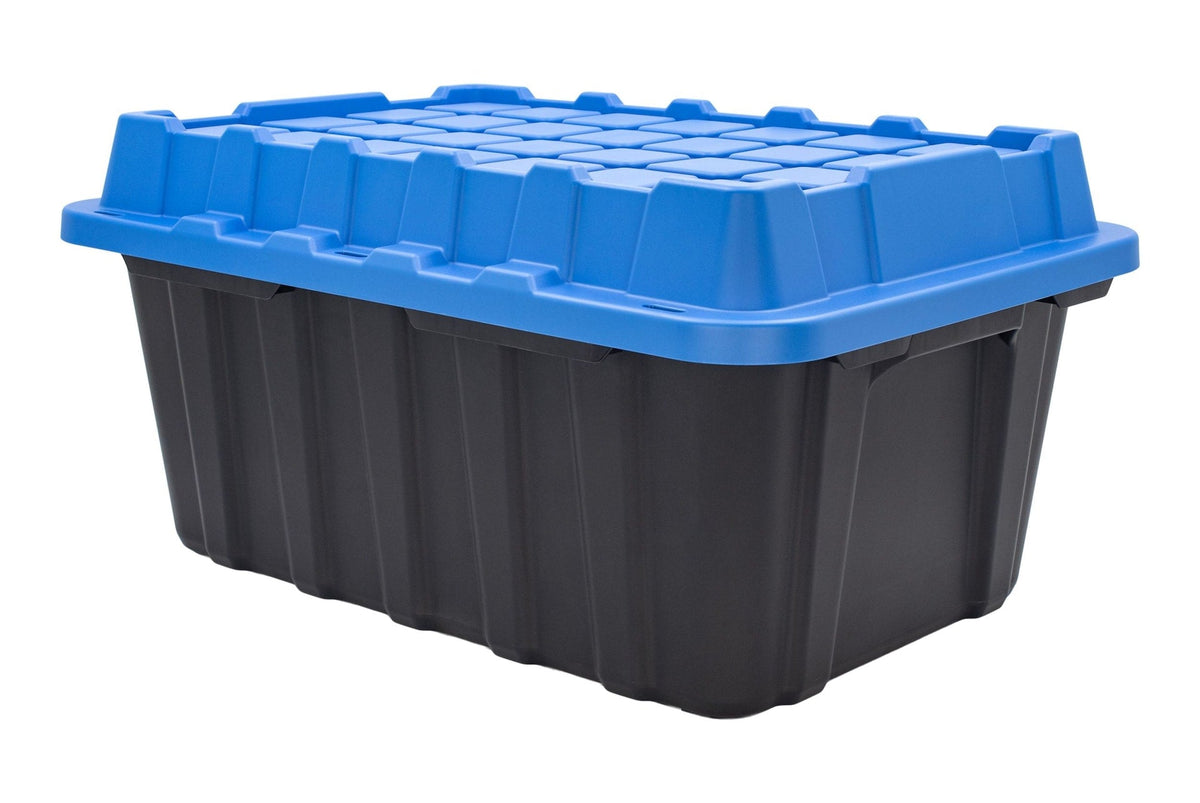 Heavy-Duty Polypropylene Tote with Domed Lid, 88-L