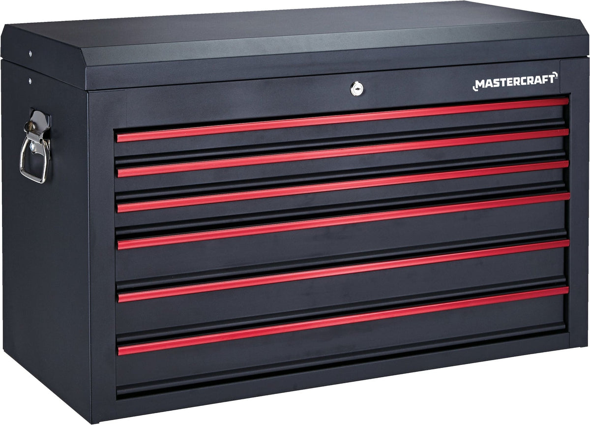 Tool Chest with 6 Drawers, Black, 36-in