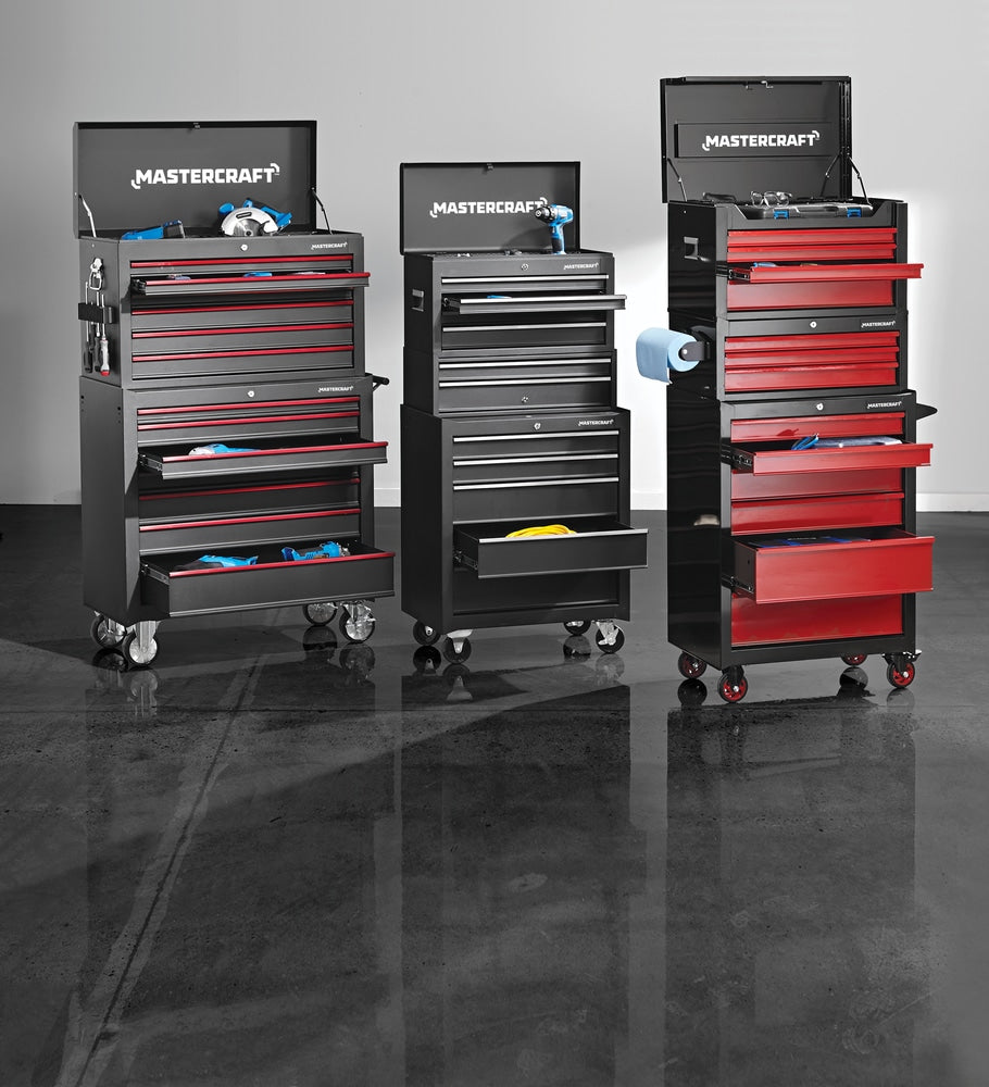 Tool Chest with 6 Drawers, Black, 36-in
