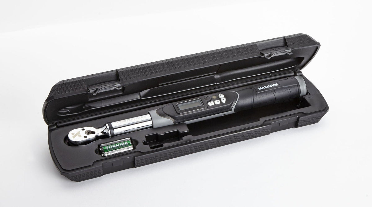 MAXIMUM 3/8-in Drive Digital Torque Wrench, 5-99.5 ft-lbs