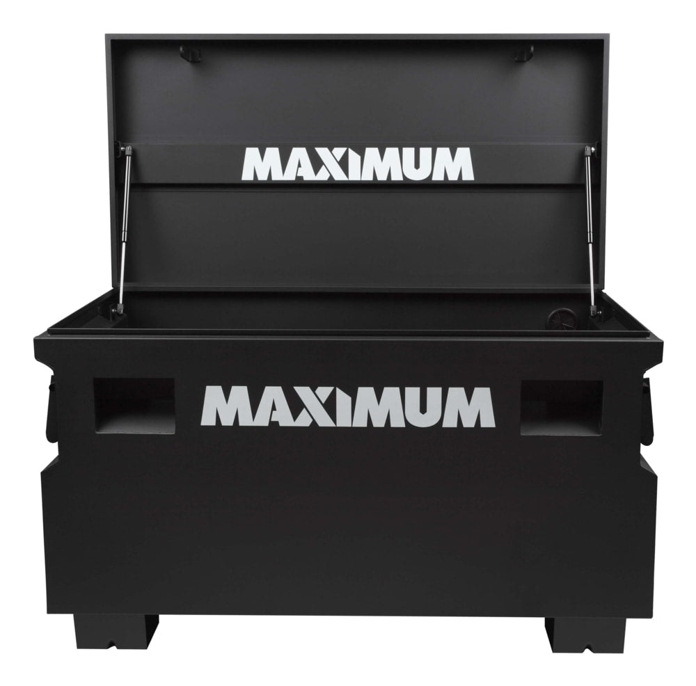 MAXIMUM Jobsite Storage Box, Black, 48-in