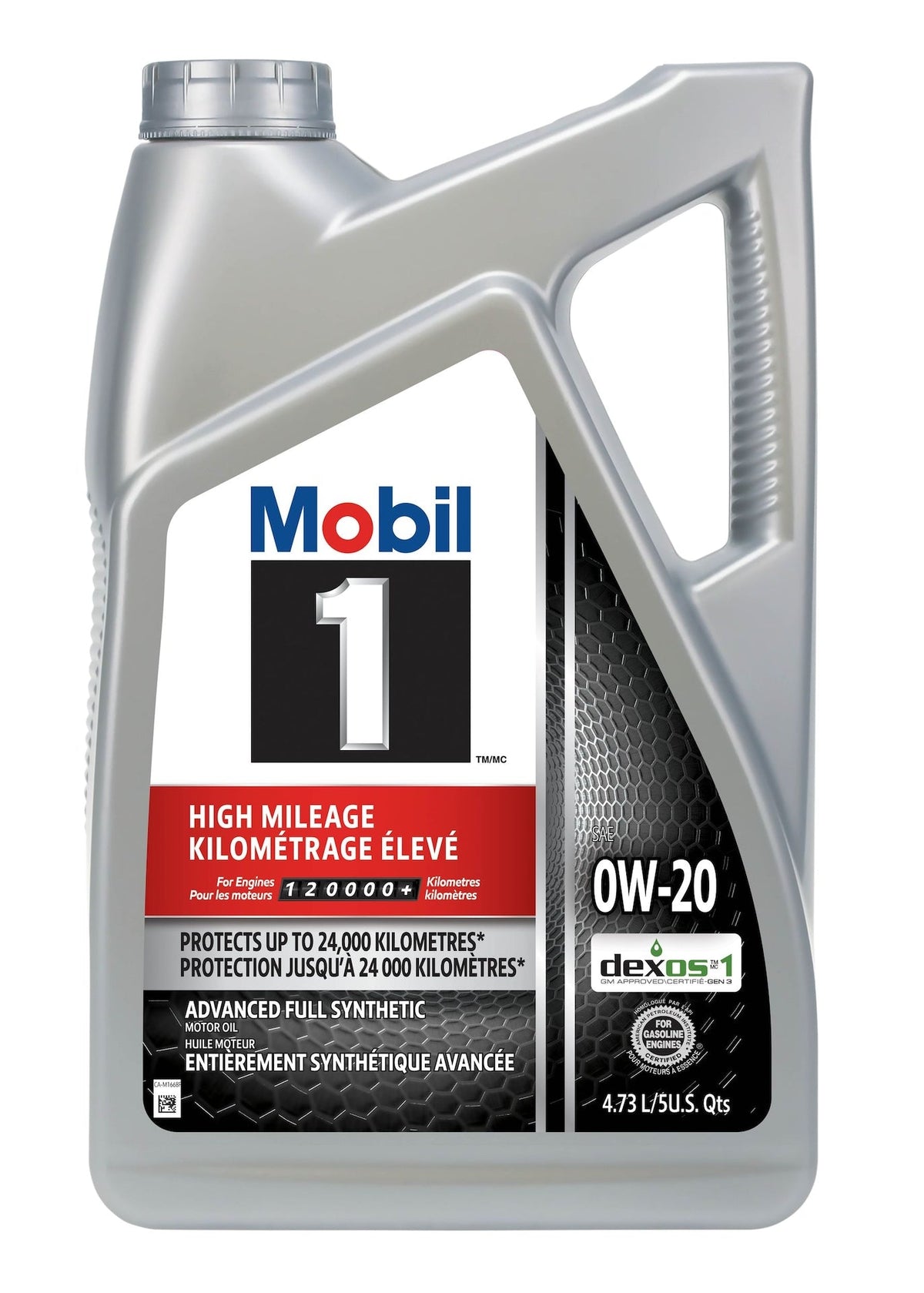 High Mileage 0W20 Synthetic Engine/Motor Oil, 4.73-L