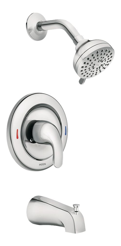 Adler Single Handle Tub Shower with Posi-Temp, Chrome