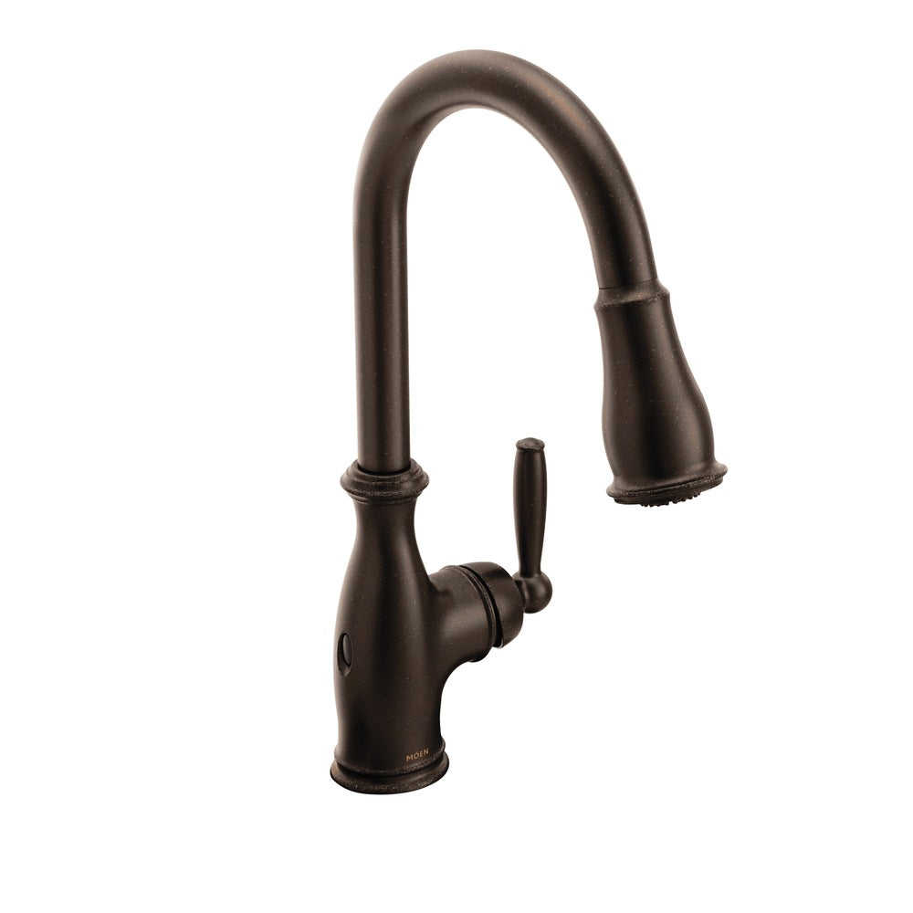 Arbor Single Handle Touchless Sprayer Kitchen Faucet with & Power Clean, Oil Rubbed Bronze