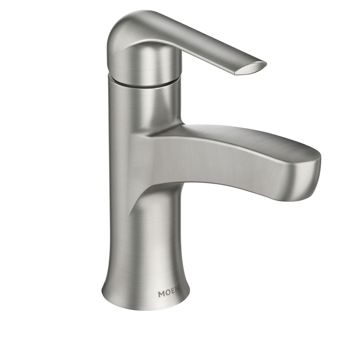 Tilson Single-Handle Brushed Nickel Bathroom Lavatory/Bathroom Sink Faucet with Spot-resistant