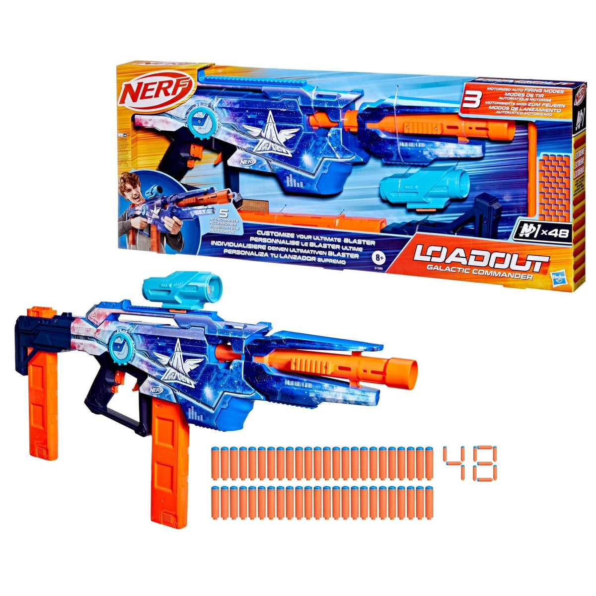 Battlefield Commander Motorized Blaster for Ages 8+