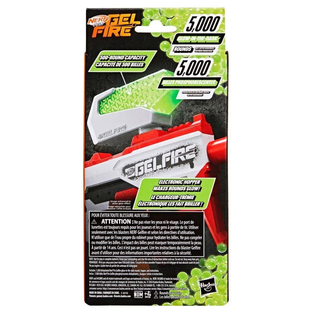 Pro Gelfire Glow In The Dark Nightfall Hopper with 5000 Gelfire Rounds