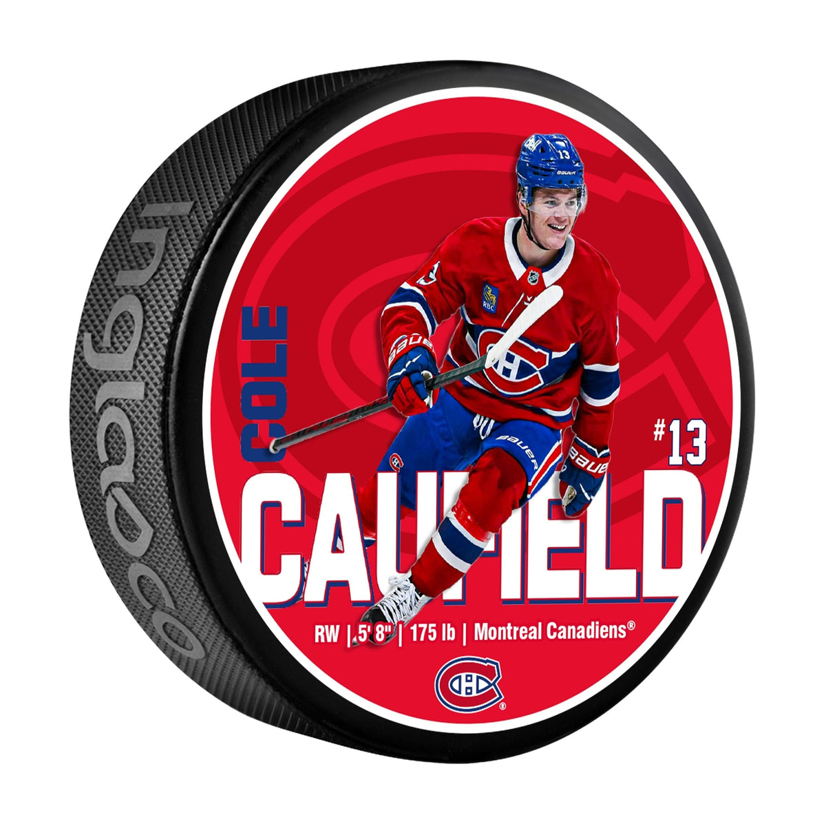 Cole Caufield Hockey Puck, 6-oz