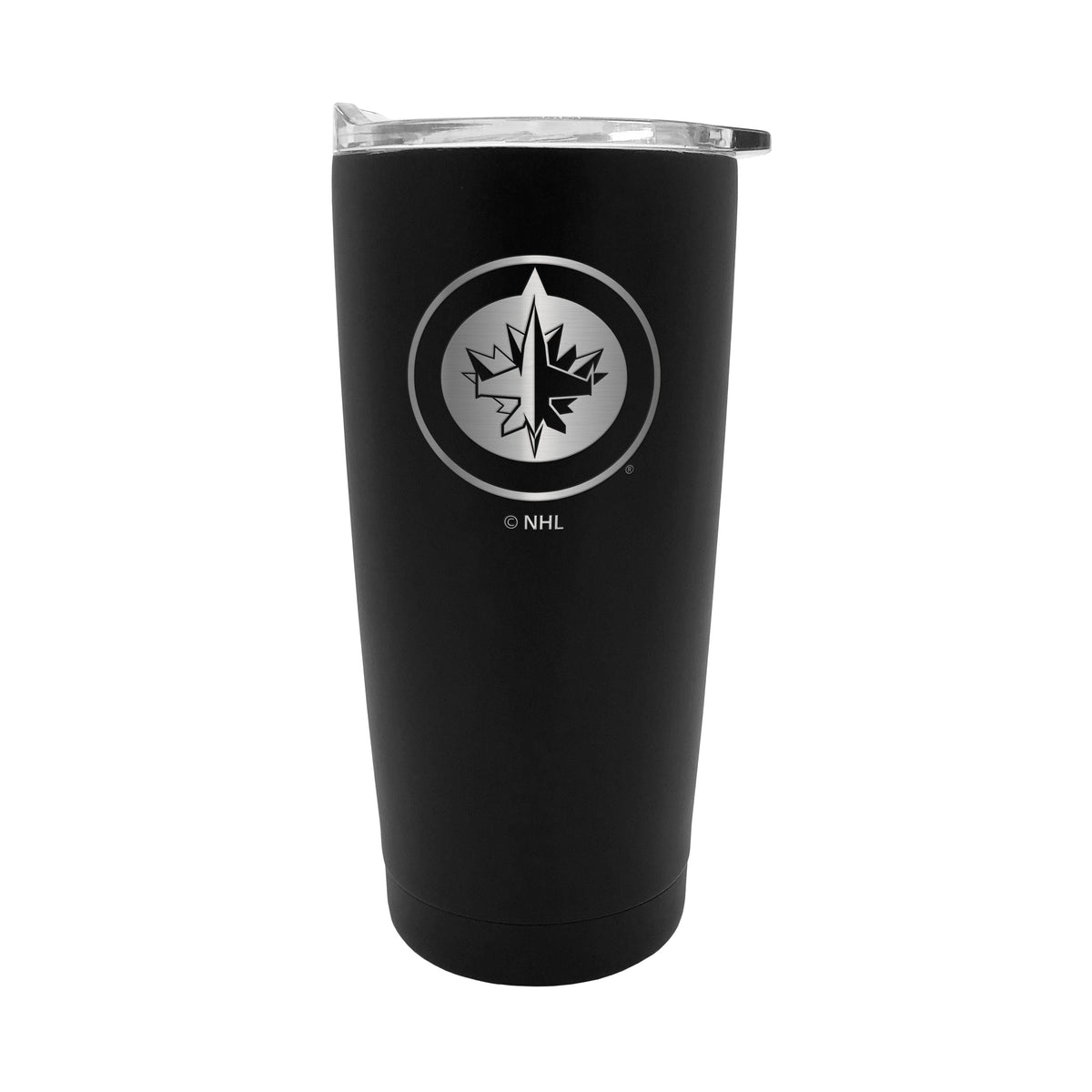 Executive Stainless Steel Insulated Travel Tumbler, Black, 20-oz