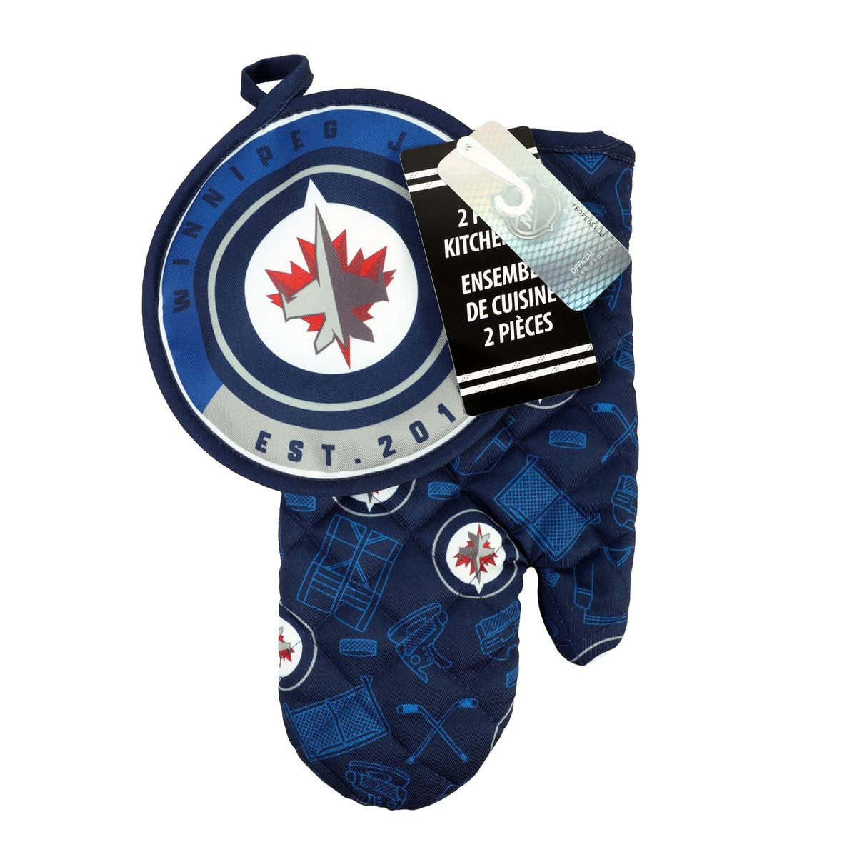 Kitchen Oven Mitt Pot Holder Set, 2-pc