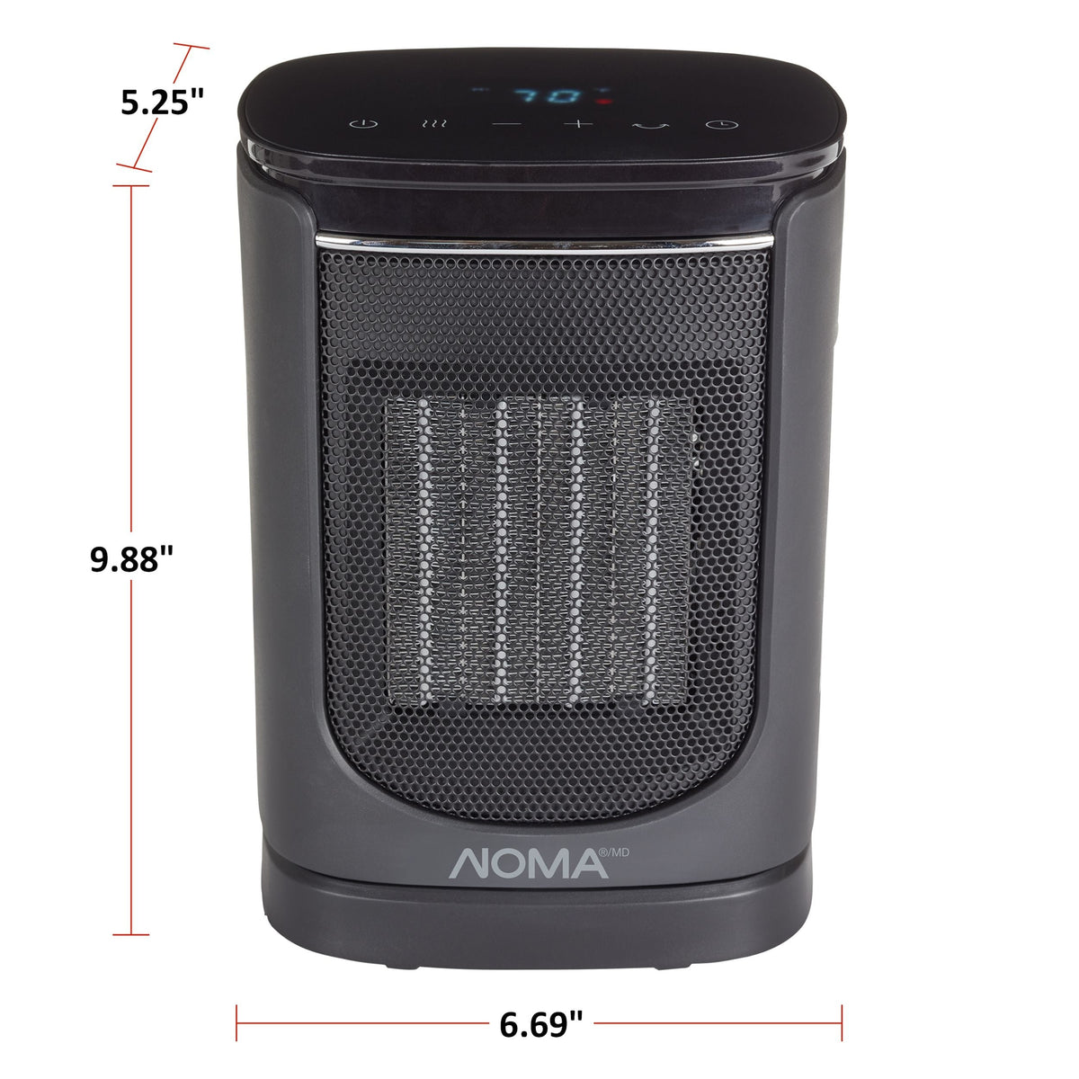 Digital Ceramic Desk Heater with LED Display