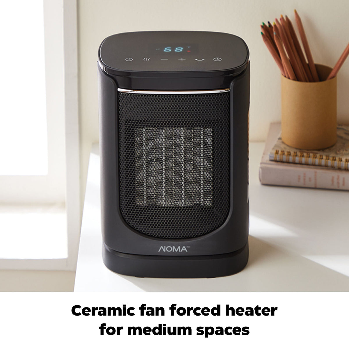 Digital Ceramic Desk Heater with LED Display