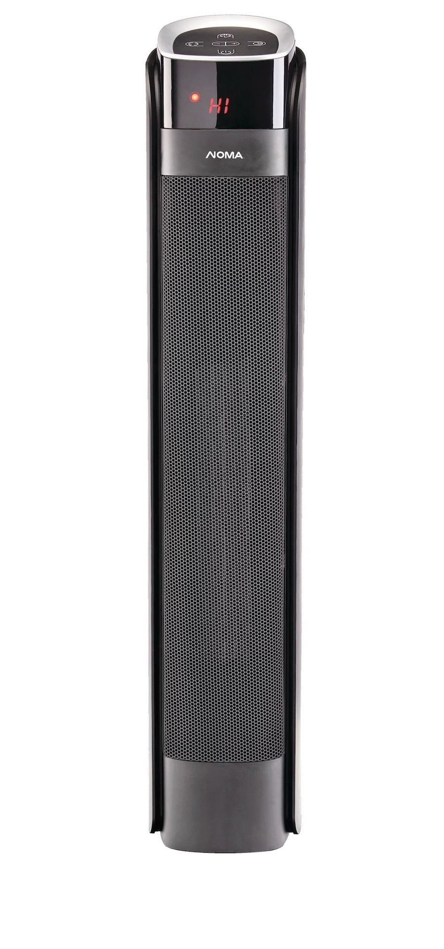 Oscillating Tower Ceramic Heater withRemote Control & Thermostat, 1500W, Black, 30-in