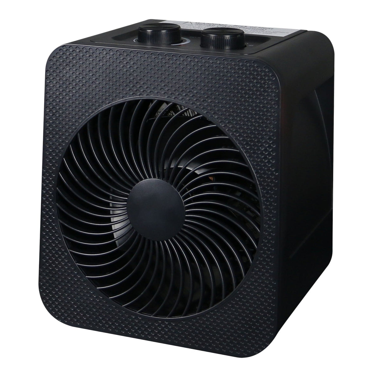 Portable 2-In-1 Personal Heater & Fan, 1500W, Black