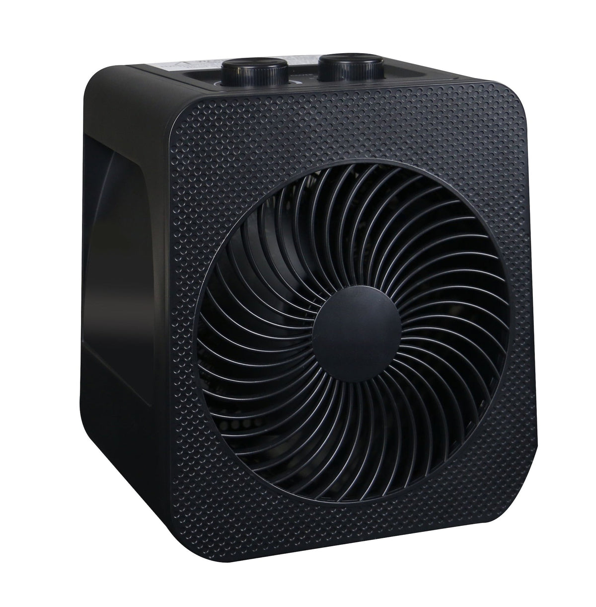 Portable 2-In-1 Personal Heater & Fan, 1500W, Black