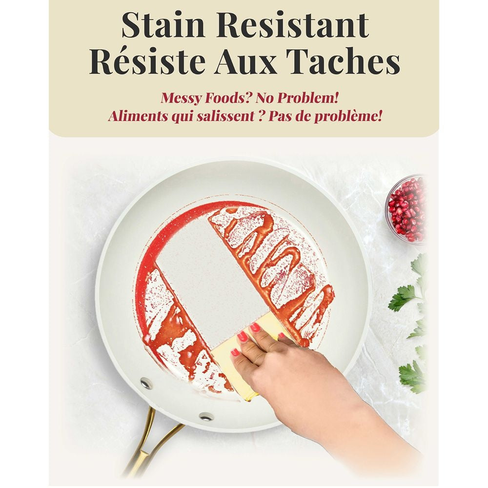 OB Steel Natural Collection Nonstick Fry Pan, Dishwasher-safe, 10-in
