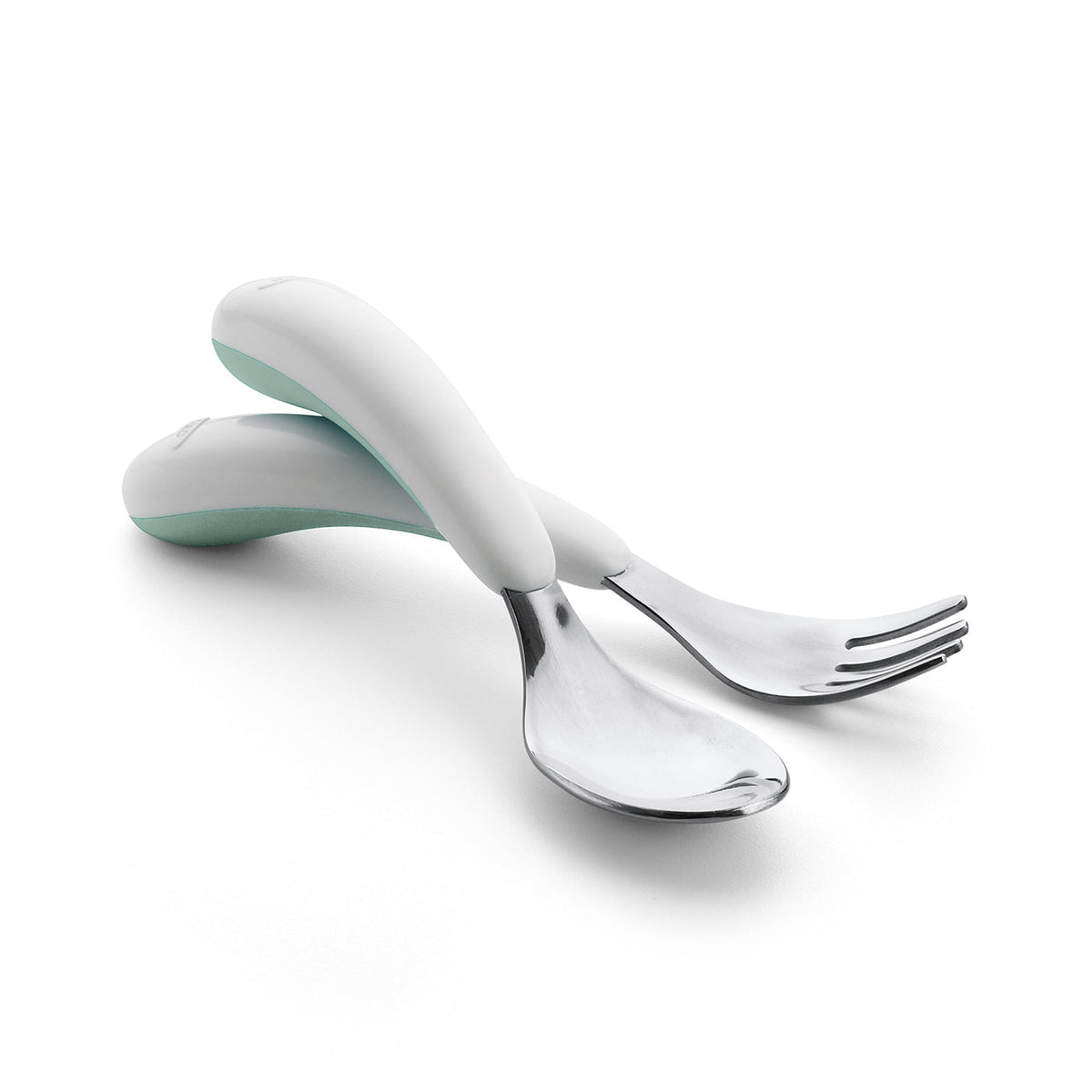 Tot On-the-Go Fork & Spoon Set, Opal