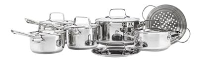 Canadian Signature Stainless Steel Cookware Set, 12-pc