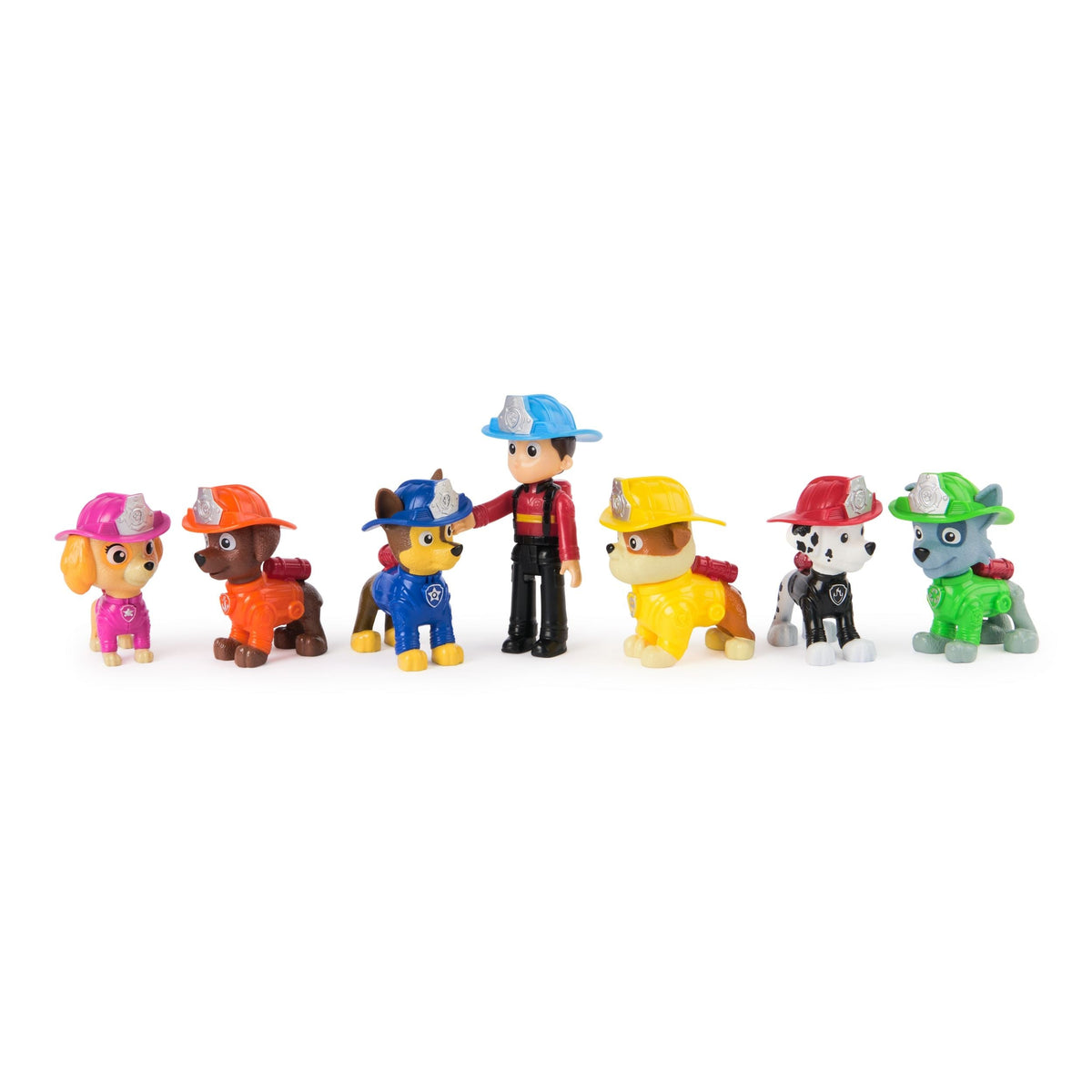 Fire Rescue Team Pack Playset with 7 Collectible Figures, Ages 3+