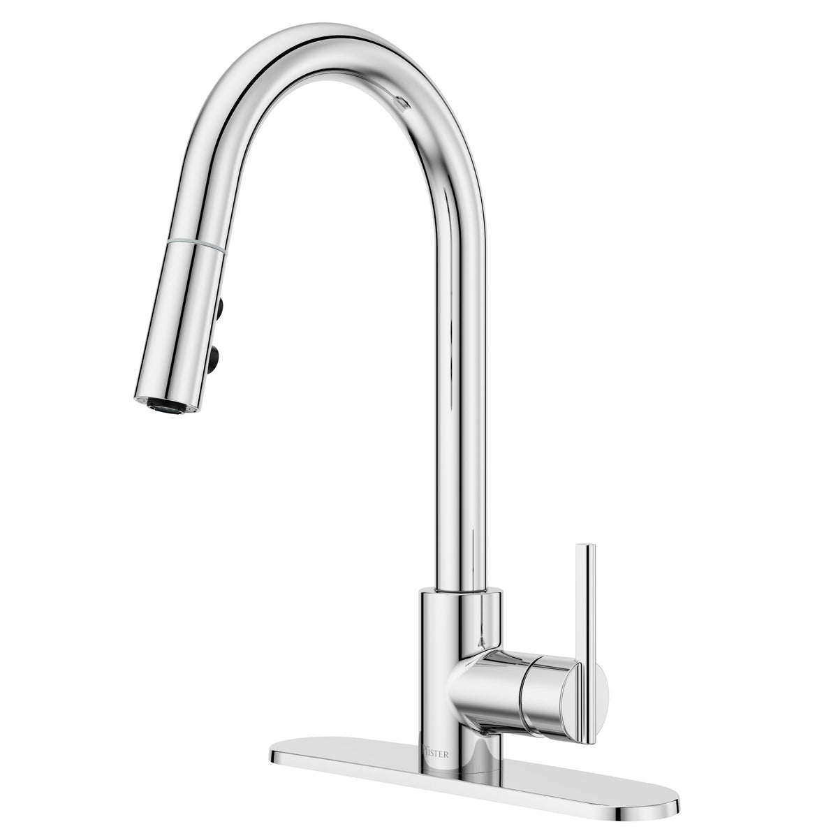 Modern Pull-Down Kitchen Faucet, Chrome