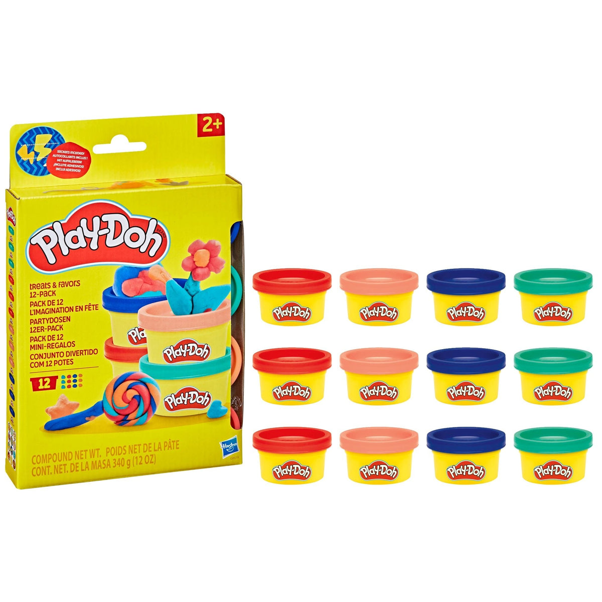 4-Colour Share Bag for Parties, 1-oz, 12-pc