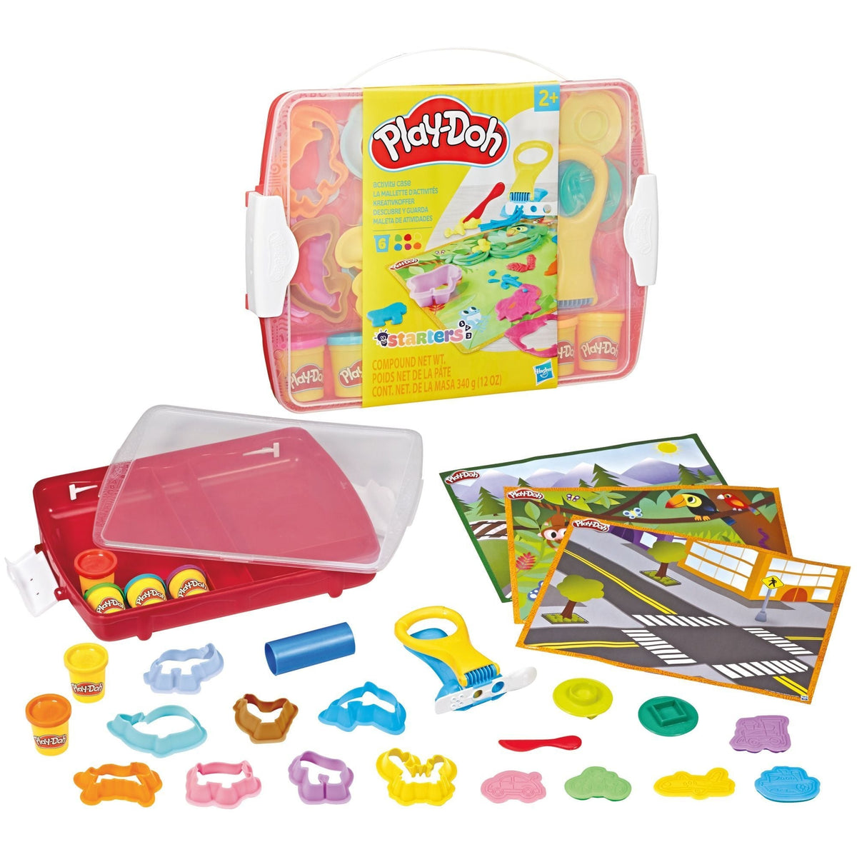 Activity Case with 16 Tools & 6 Colours, Ages 2+
