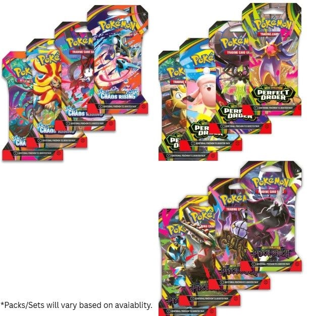 TCG: Mega Evolution Sleeved Booster, Assorted Packs